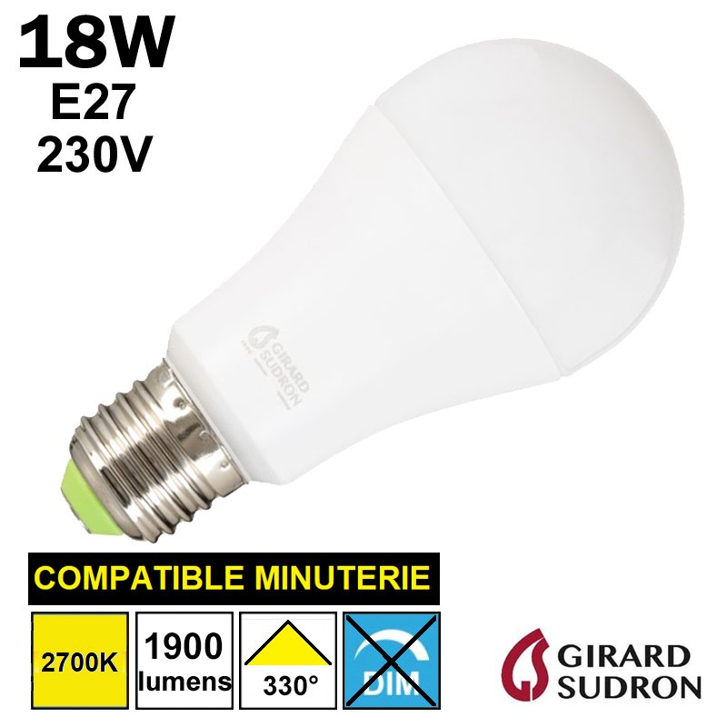 Ampoule standard LED 18W GIRARD SUDRON