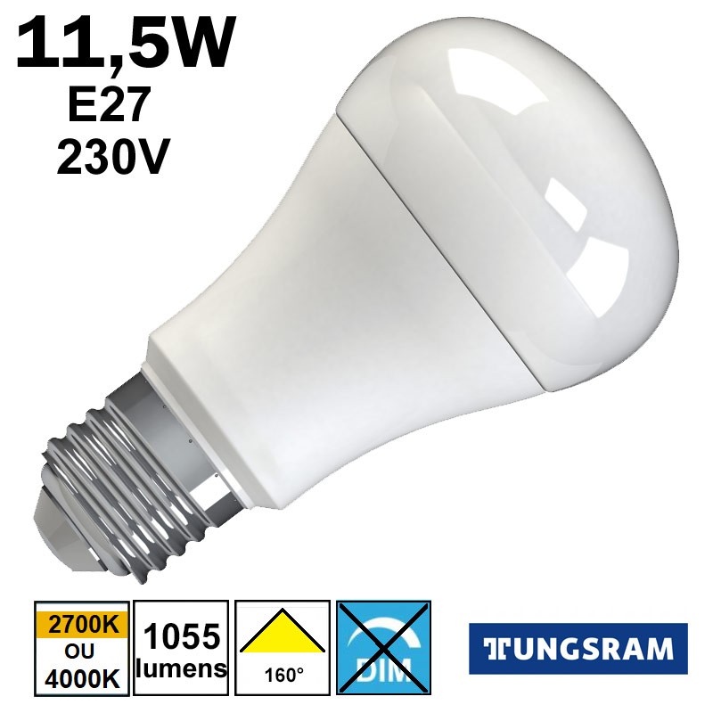 Ampoule LED économique TUNGSRAM 11,5W E27 230V