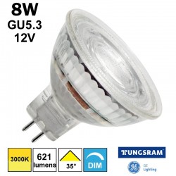 Ampoule LED 12V GU5.3 8W - TUNGSRAM 93111154