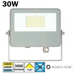 Projecteur LED gris 30W - BENEITO 4687