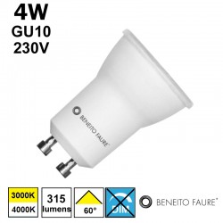 Ampoule GU10 rouge 5.5W 230V - Lampe LED BAILEY 143307