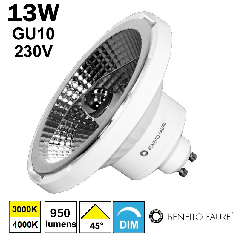 Lampe LED à intensité variable, lampes halogènes de remplacement de base,  downlight, ampoules COB, budgétaire blanc