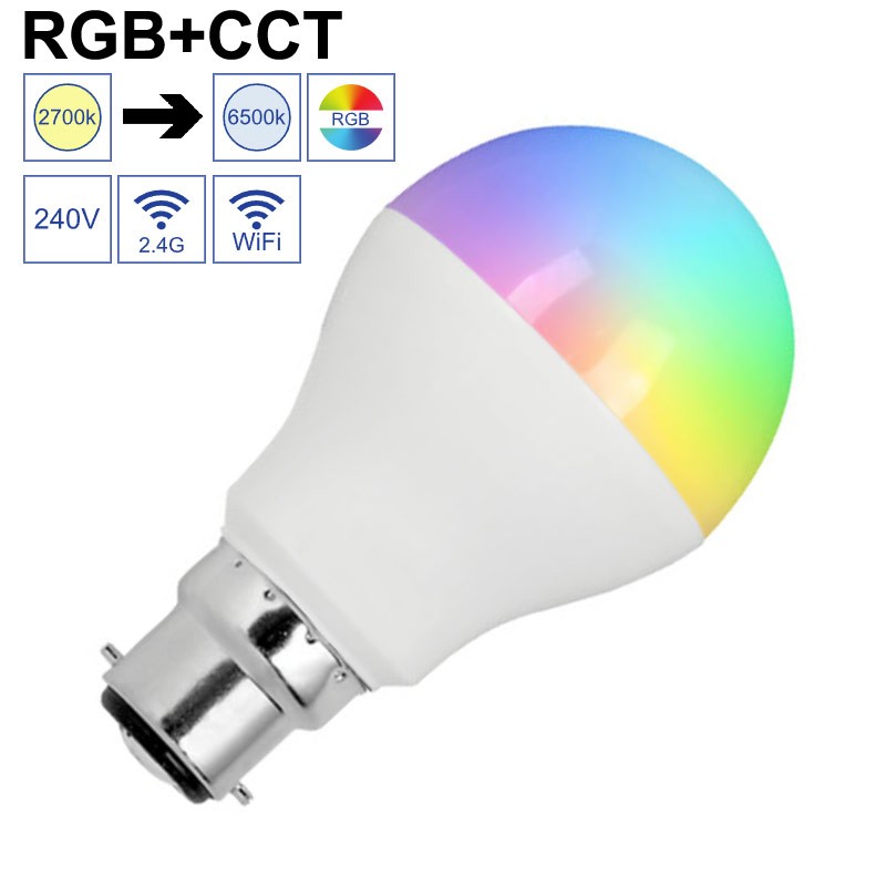 Ampoule LED RGB CCT 6W B22 - GAP L-6BC-RGBCCT