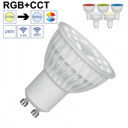 Ampoule LED connectée RGBCCT B22 - GAP L-6BCRGBCCT