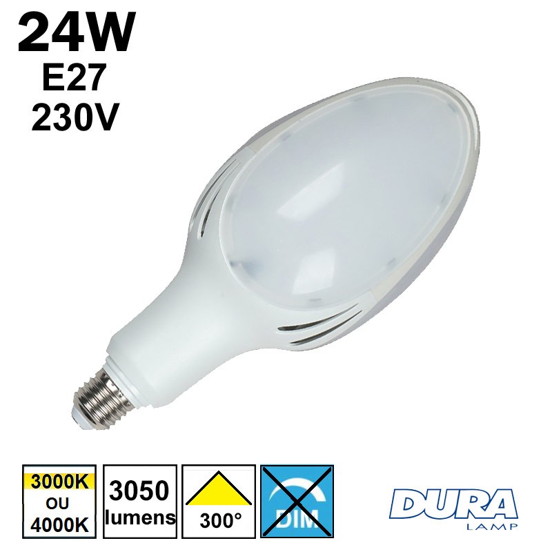 Ampoule LED forte puissance - DURALAMP 24W E27 230V