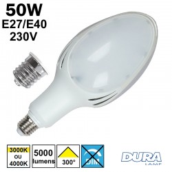 Ampoule LED forte puissance - DURALAMP 50W E27/E40 230V