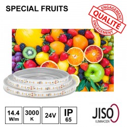 Ruban led éclairage viande fruits