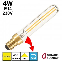 Ampoule LED tubulaire gradable 4W E14 - GIRARD SUDRON