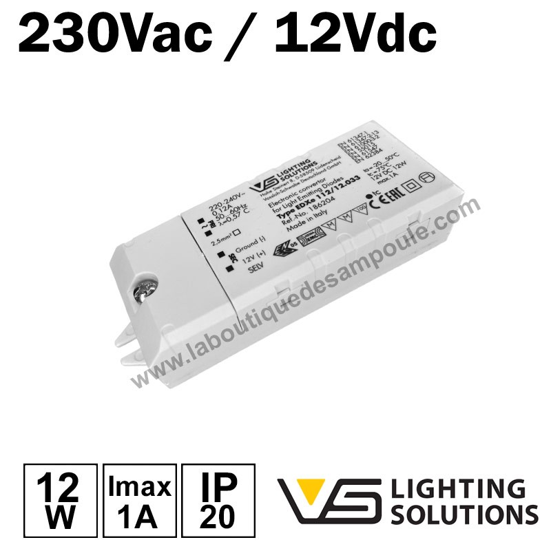 Alimentation étanche 12V AC/DC de 20W à 300W - IP67 - ®