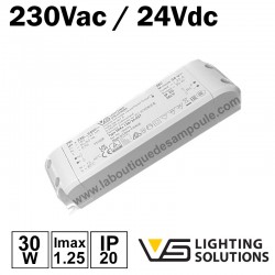 Transformateur LED à tension constante 30 W 12VDC