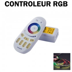 Contrôleur RGB W avec télécommande RF