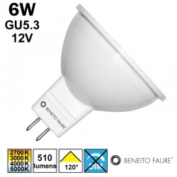 Ampoule LED MR16 6W Gu5.3 12V - BENEITO Uniform-Line
