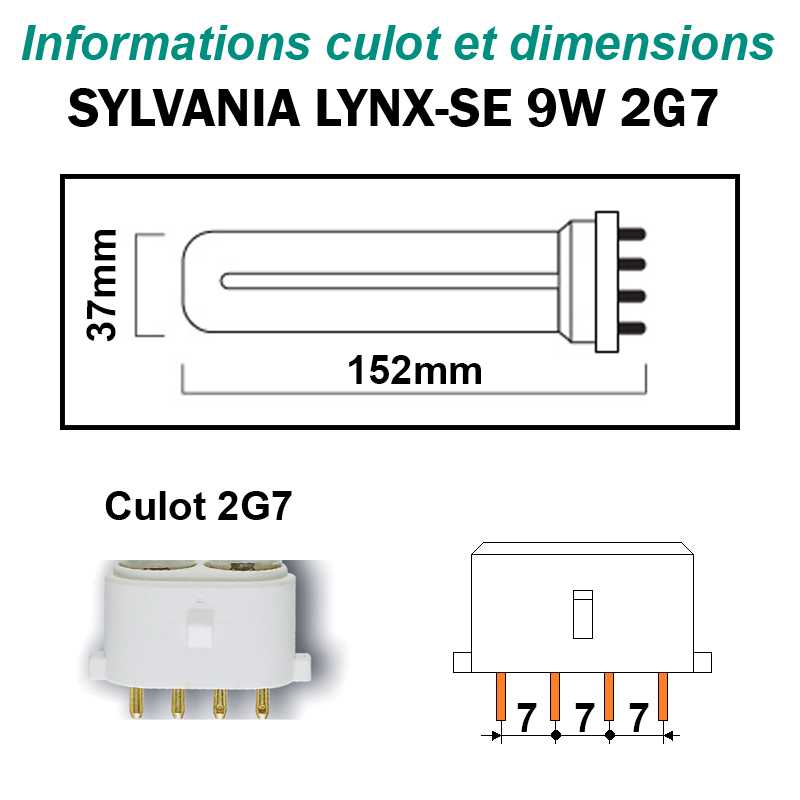 SYLVANIA 9W Lynx-SE 2G7