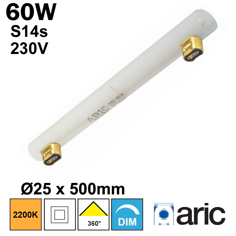Tube ARIC 60W S14s 230V - ARIC 0040
