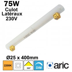 Tube 75W 230V culots ARIC - ARIC 0015