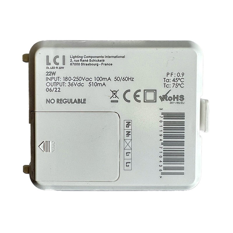 Ballast pour downlight 22W LCI - 5035736