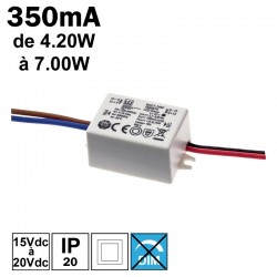 LCI 1600067 - Alimentation LED 350mA de 4,20 à 7.00W