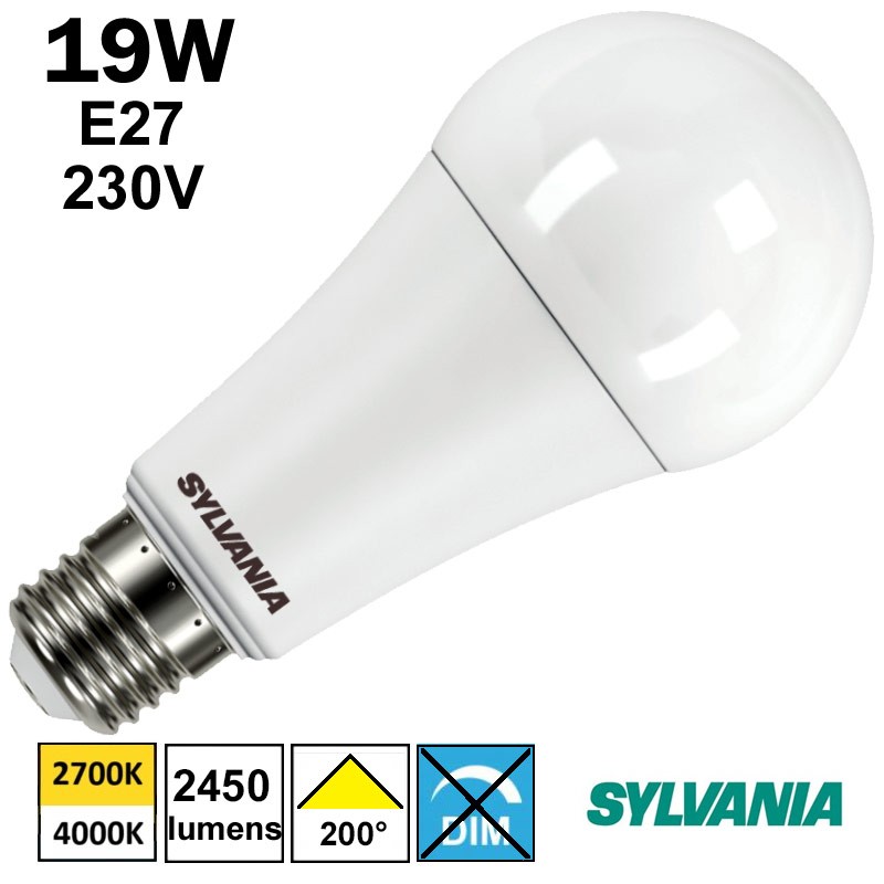 Ampoule LED Sylvania ToLEDo standard GLS 19W E27 230V