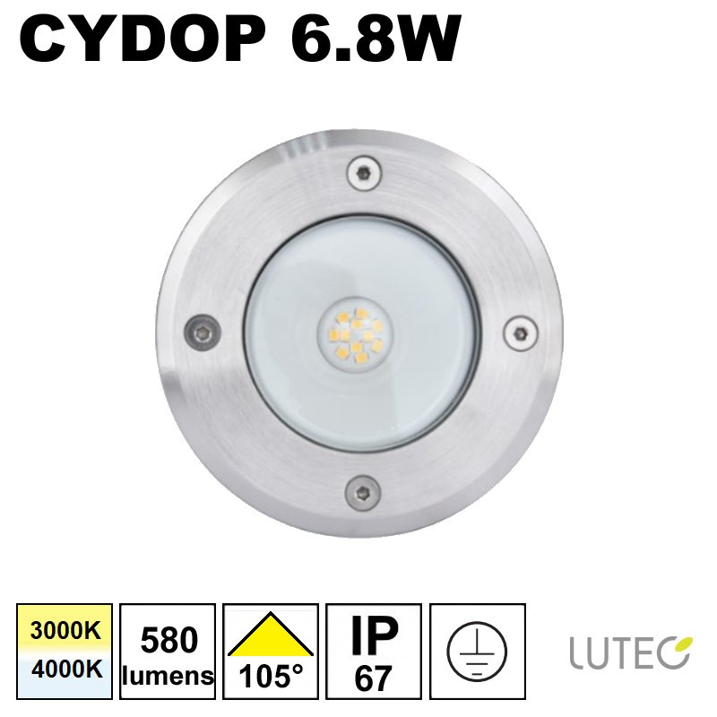 Spot encastre de sol 6,8W - LUTEC CYDOP 7042A