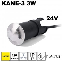 FARO KANE 3 70662 - Spot encastré de sol 3 directions