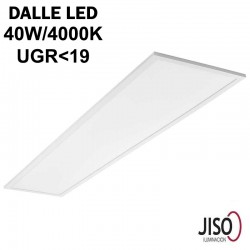 Dalle LED rectangulaire 40W - JISO 1200x300