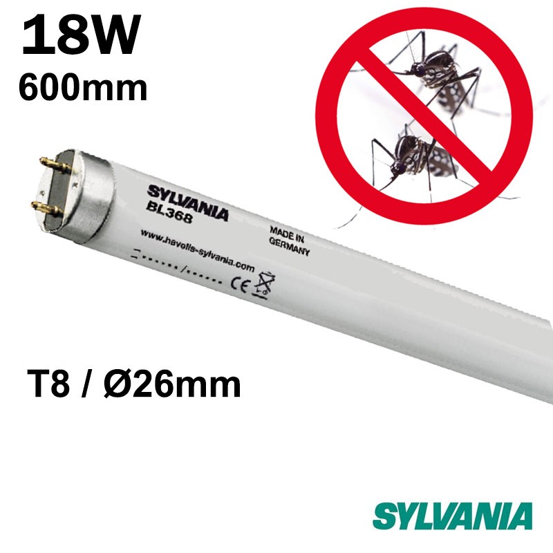 TUBE SYLVANIA ANTI MOUSTIQUE - 18W T8 BL368