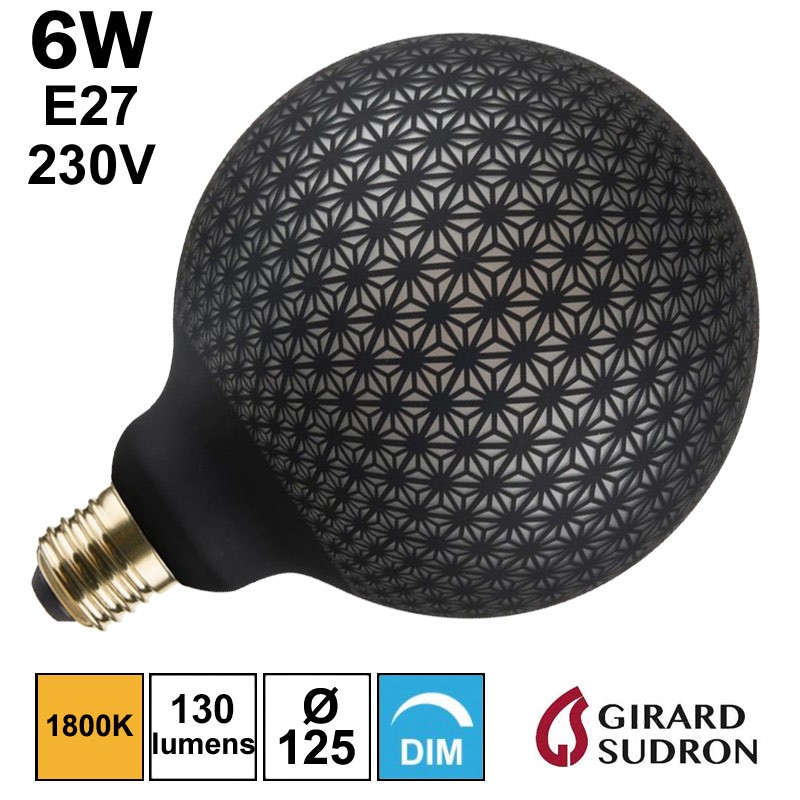 GIRARD SUDRON 719045 - Ampoule Globe Tatoo 6W E27 230V