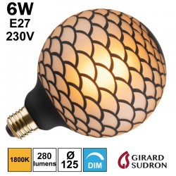 Ampoule Globe écailles 6W E27 230V - GIRARD SUDRON 719046