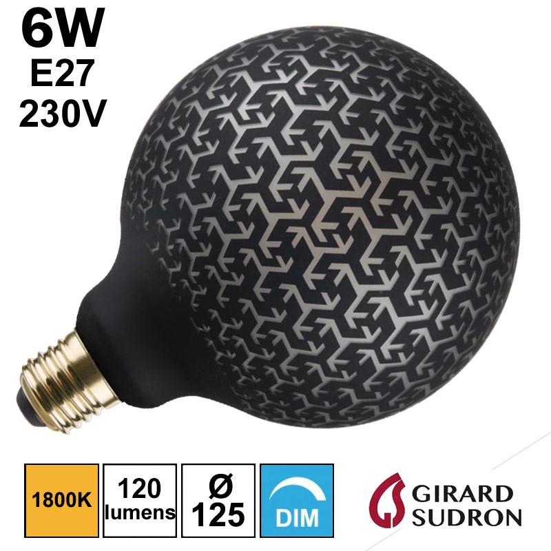 GIRARD SUDRON 719047 - Ampoule Globe Grecque 6W E27 230V