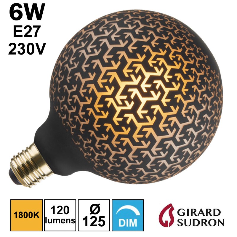 Ampoule Globe Grecque 6W E27 230V - GIRARD SUDRON 719047