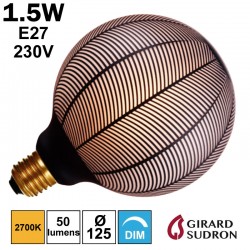 Ampoule Globe Quartiers 6W E27 230V - GIRARD SUDRON 174115