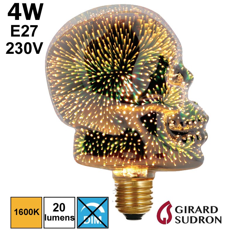 Lampe tête de mort - Ampoule GIRARD SUDRON 976652