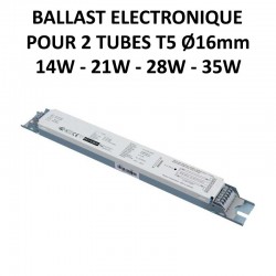 Ballast tube fluorescent 14W, 21W, 28W, 35W - Alimentation électronique