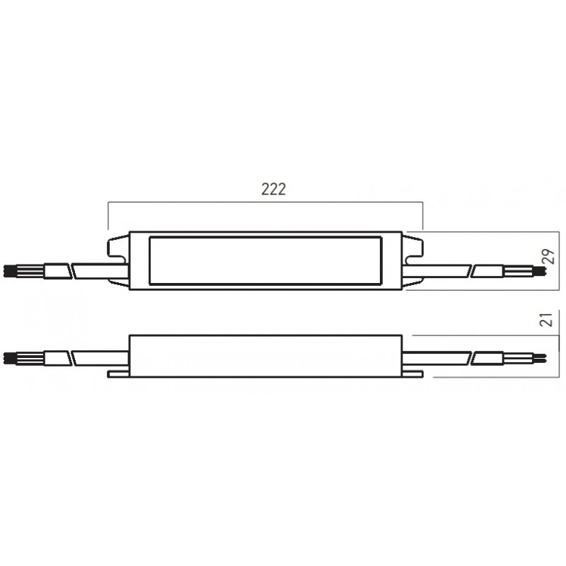 Driver 12-24Vdc puissance 30W - IP67