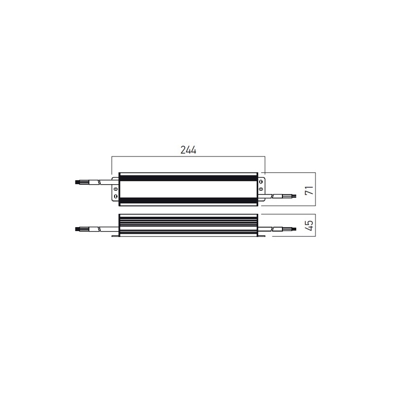 Transformateur 24V 100W IP67