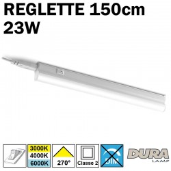 Réglette LED 150cm avec inter - DURALAMP Filino 23W