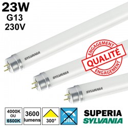SYLVANIA SUPERIA 24W G13 230V - Tube LED 1.50m