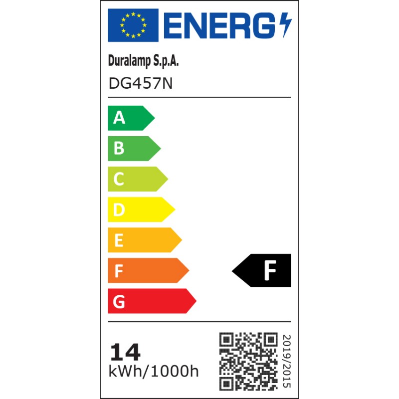 Classe énergétique ampoule DURALAMP DG457N