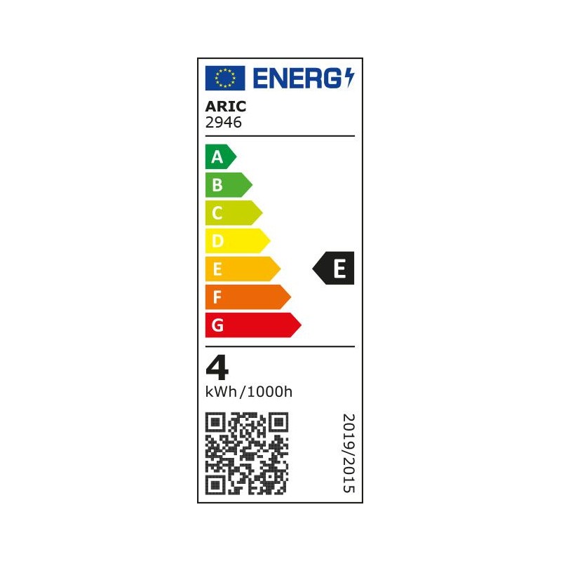 Classe énergétique ampoule ARIC 2946