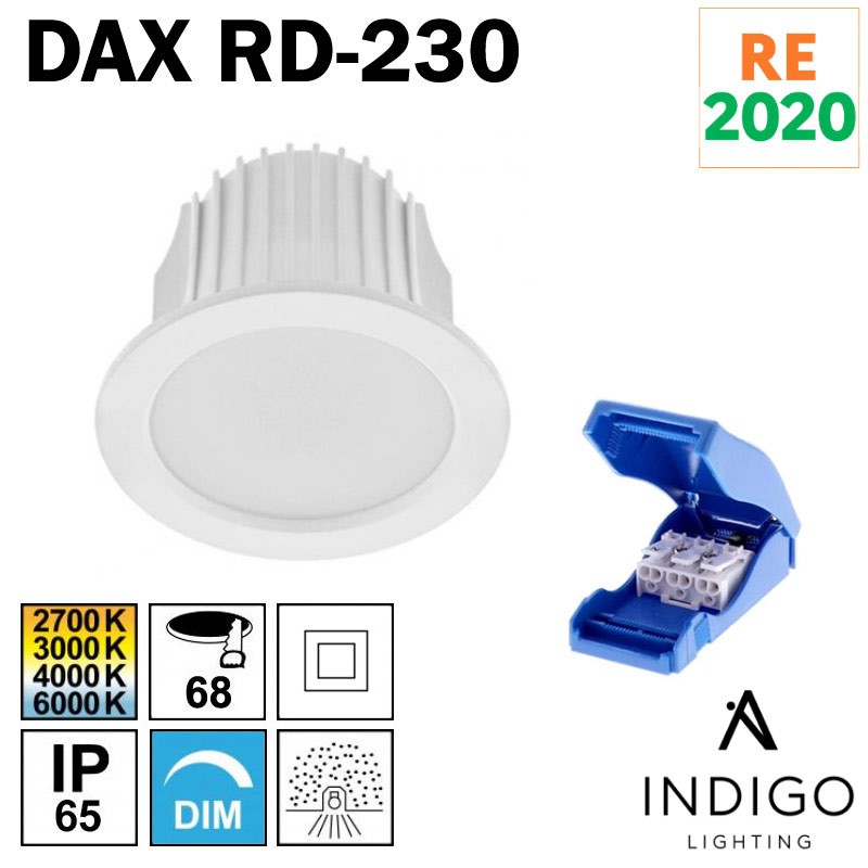 Spot LED encastré fixe INDIGO DAX RD-230