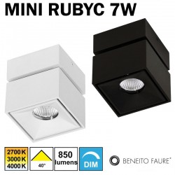 Plafonnier ou applique BENEITO MINI RUBYC 8W