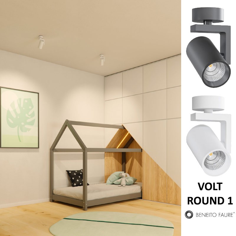 Eclairage chambre d'enfant - Spot BENEITO VOLT ROUND 1