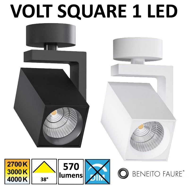 Plafonnier ou applique BENEITO VOLT SQUARE 1