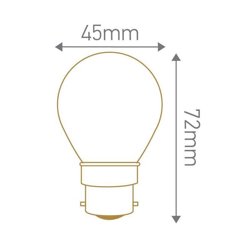 Lampe LED sphérique B22 GIRARD SUDRON