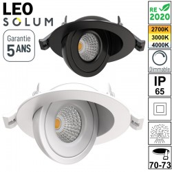 SOLUM LEO spot encastré orientable RE2020