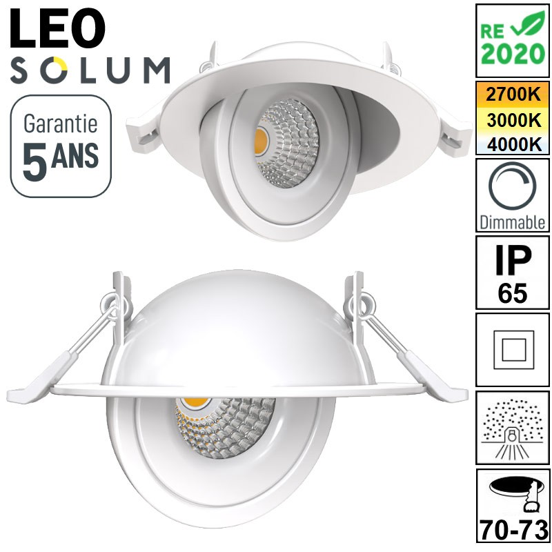 SOLUM Léo spot orientable IP65