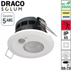Spot encastré de plafond avec détecteur SOLUM DRACO