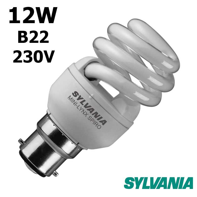 SYLVANIA SPIRALE 12W B22