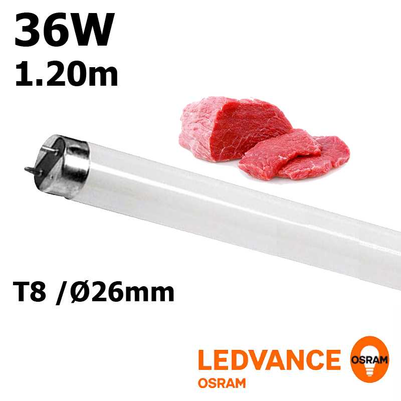 Tube LED T8 120cm 18W boucherie