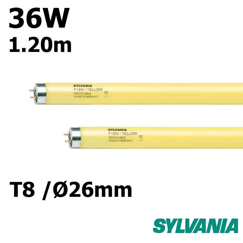 SYLVANIA 36W T8 JAUNE